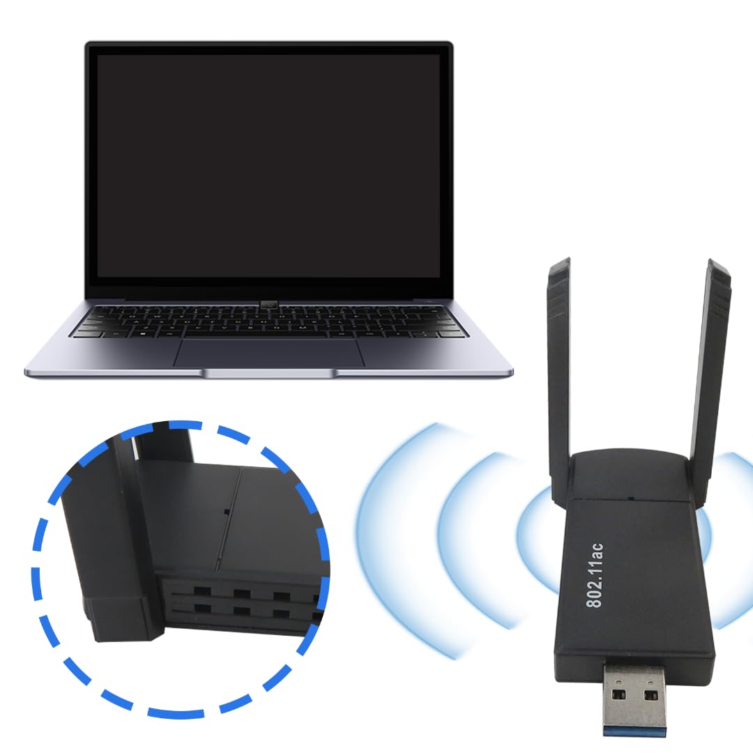 1300Mbps Dual Band Wireless USB WiFi Adapter Q828225