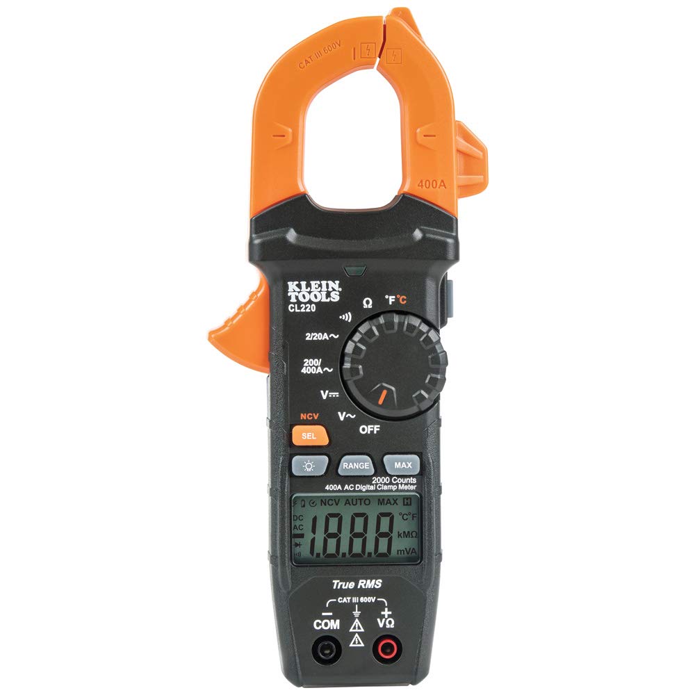 Digital Clamp Meter, Auto-Ranging 400 Amp AC P27460