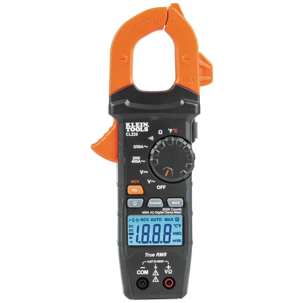 Digital Clamp Meter, Auto-Ranging 400 Amp AC P27460