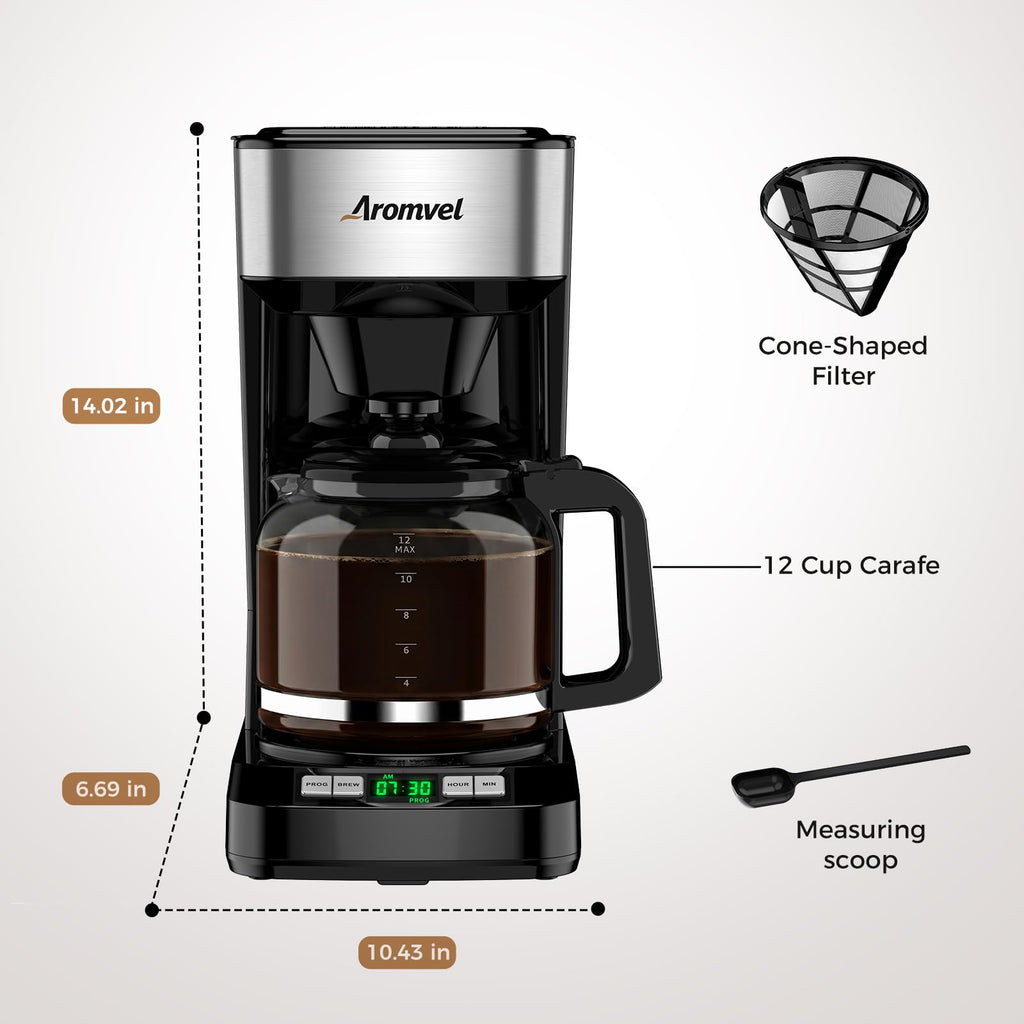 12 Cup Coffee Maker with LED Display X5898