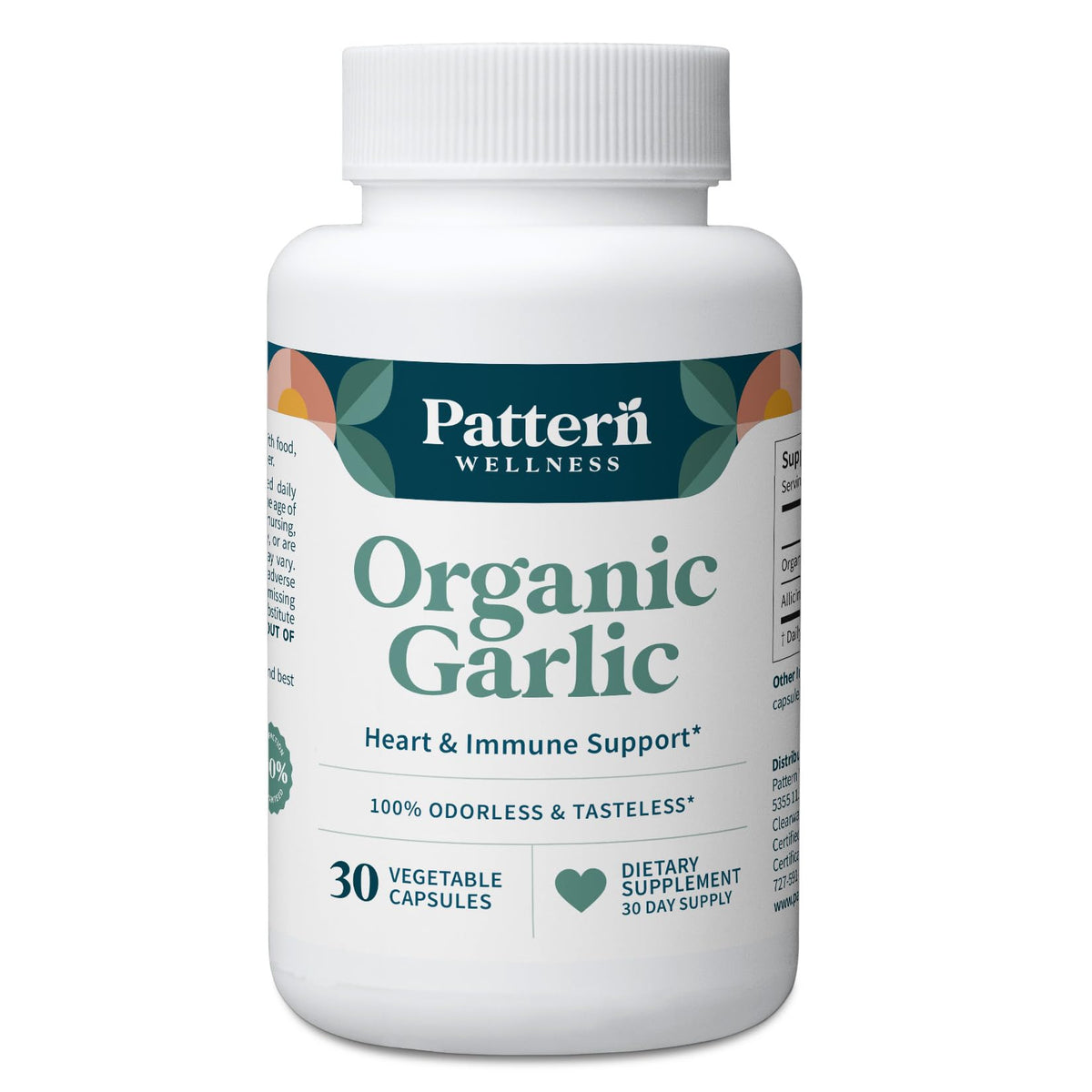 Organic Garlic Supplement 30 Capsules D98256