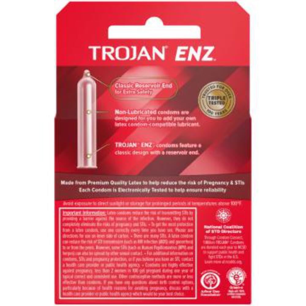 Non-Lubricated Latex Condoms 3 ct E59684
