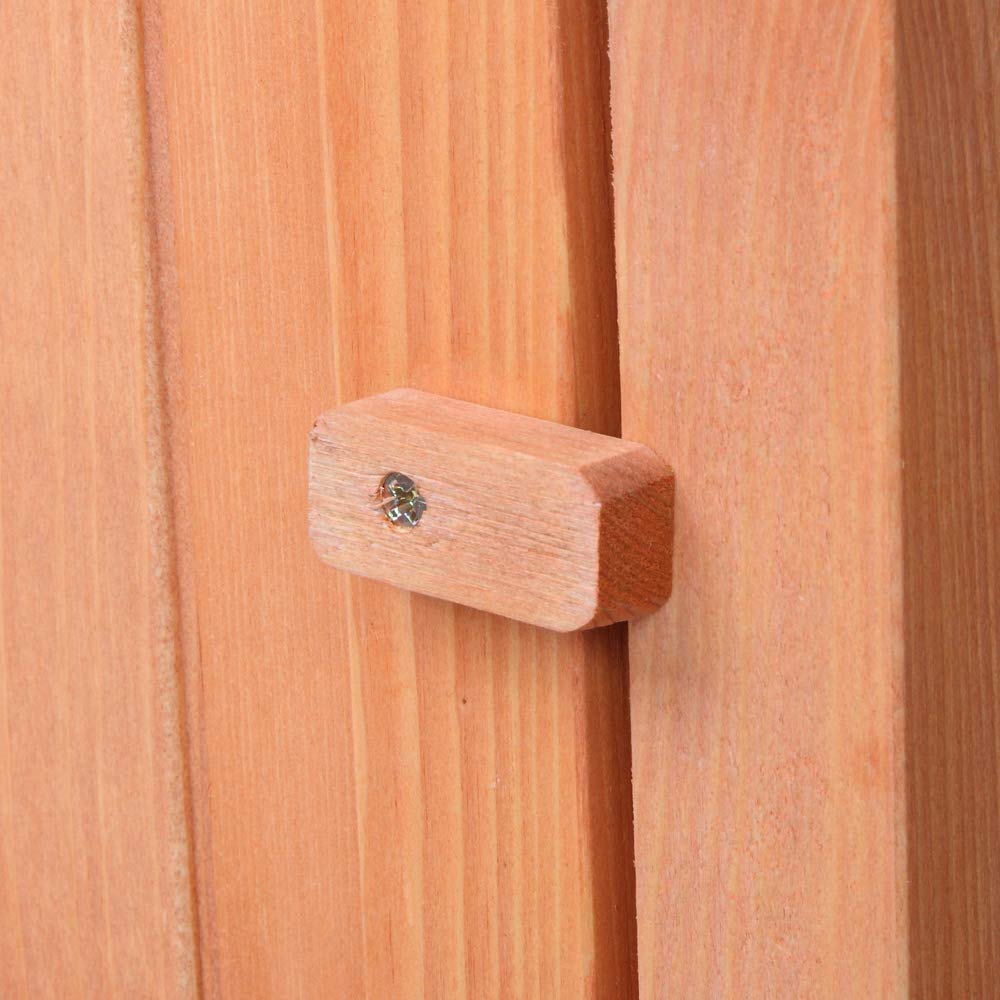 Wooden Chicken Coop with Waterproof Roof and Nesting Box P635653