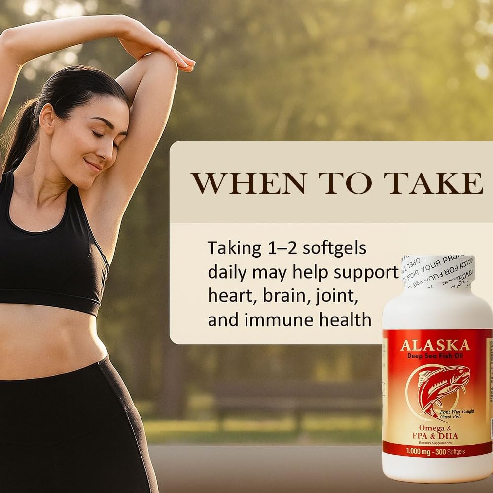 Omega 3 Fish Oil 1000mg 300 Softgels G99452