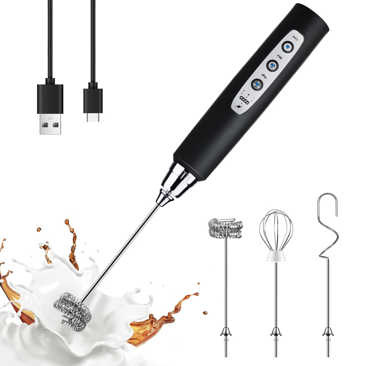 Handheld Milk Frother Wand M9151