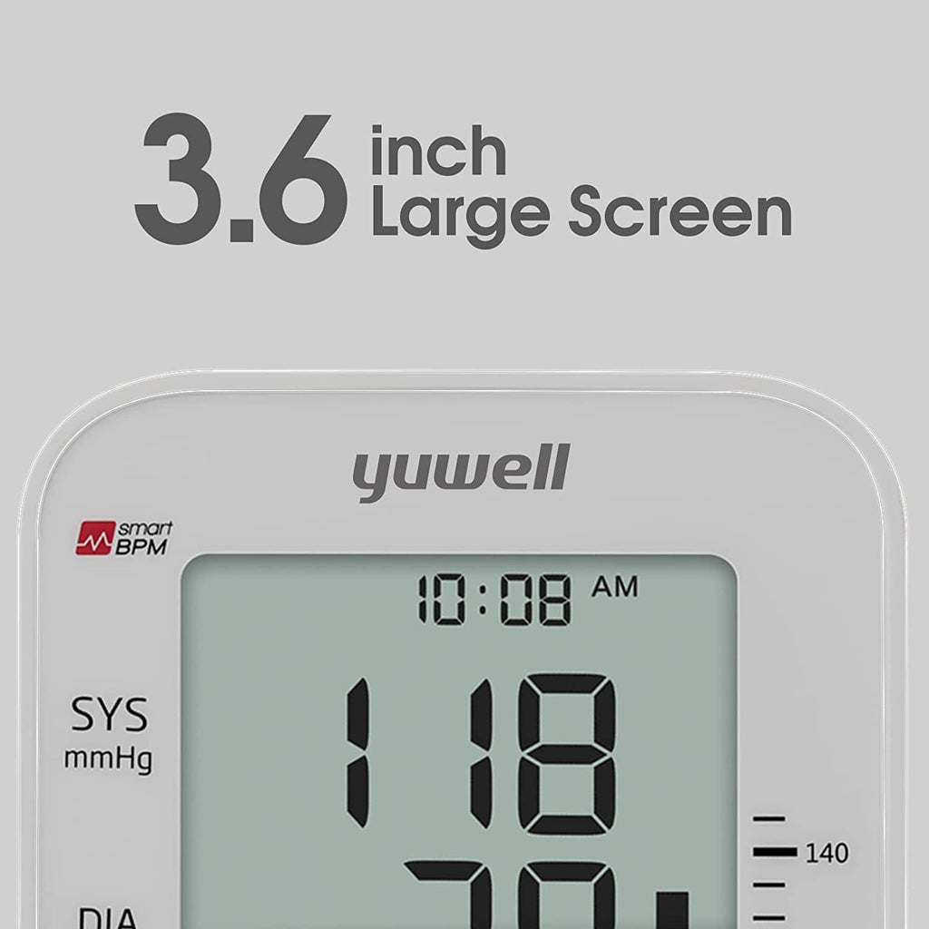 Upper Arm Blood Pressure Monitor with Large Cuff and Large Display T82847