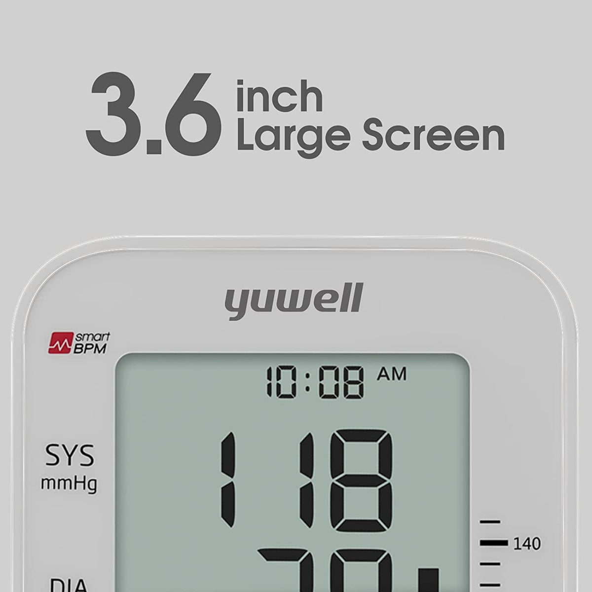 Upper Arm Blood Pressure Monitor with Large Cuff and Large Display T82847