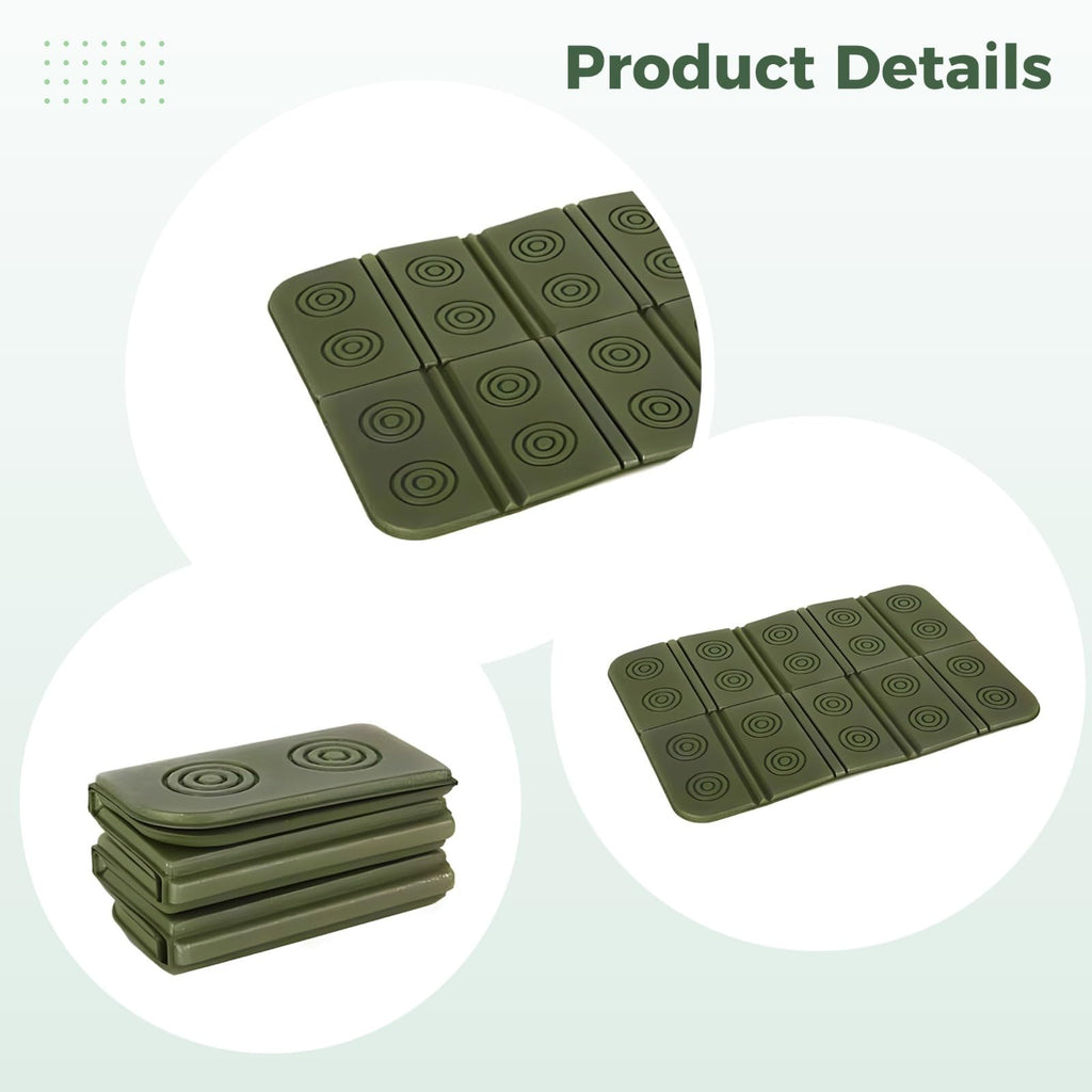 2 Pcs Waterproof Foam Camping Mat and Seat Cushion S5745