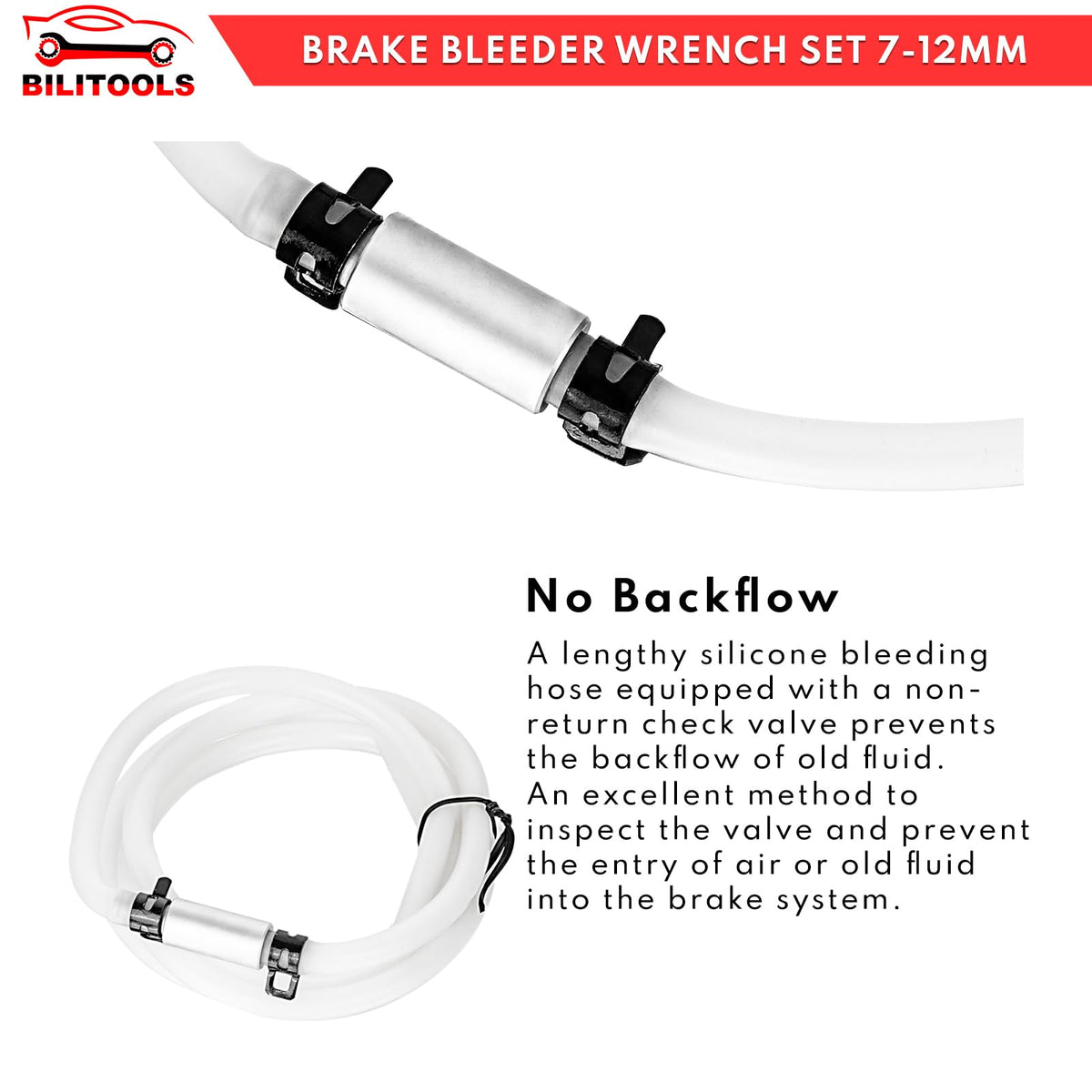 22-Piece Heavy Duty Brake Caliper Compression Tool with 18 Adapters B7771