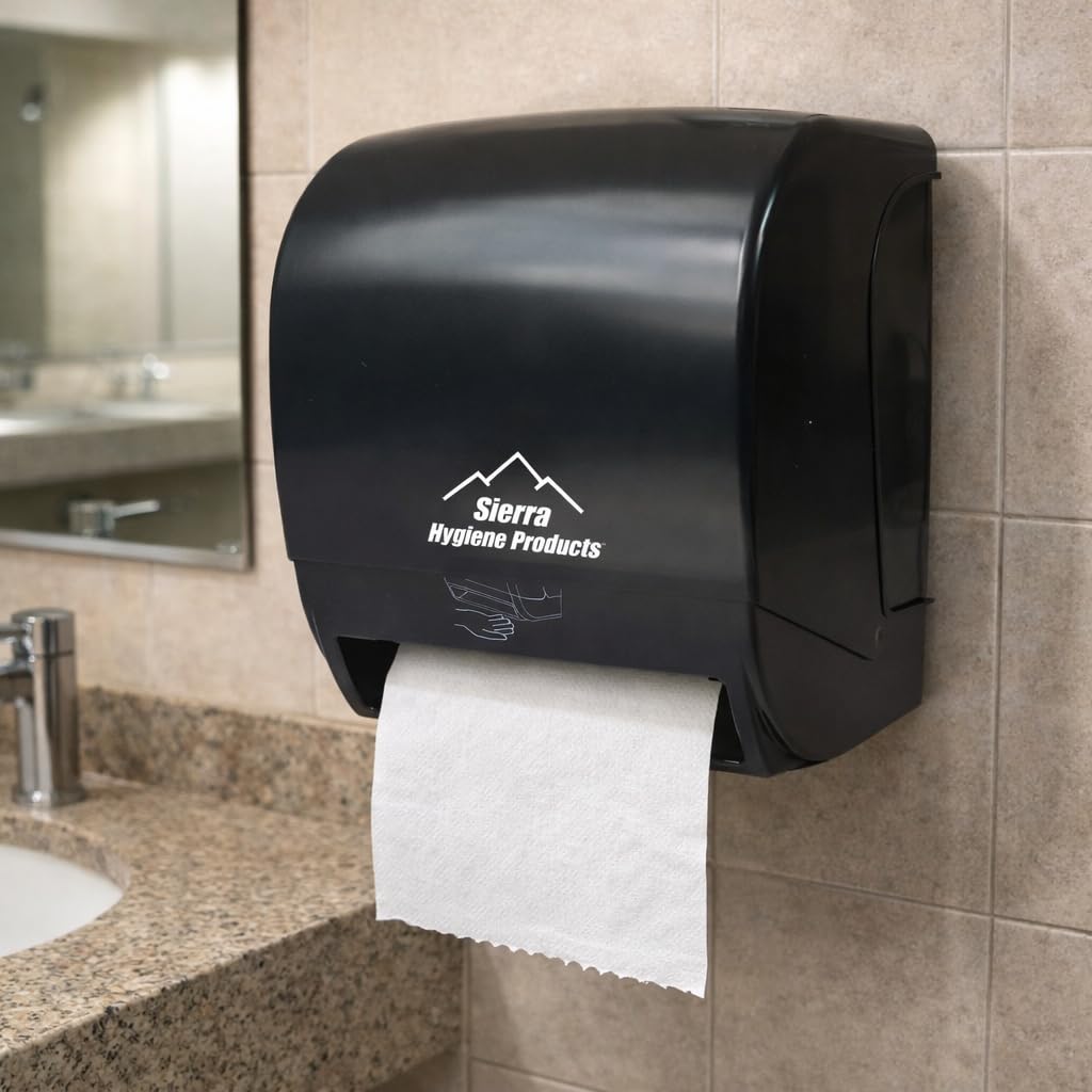 White 1-Ply Hardwound Paper Towels, 6 Rolls P480811