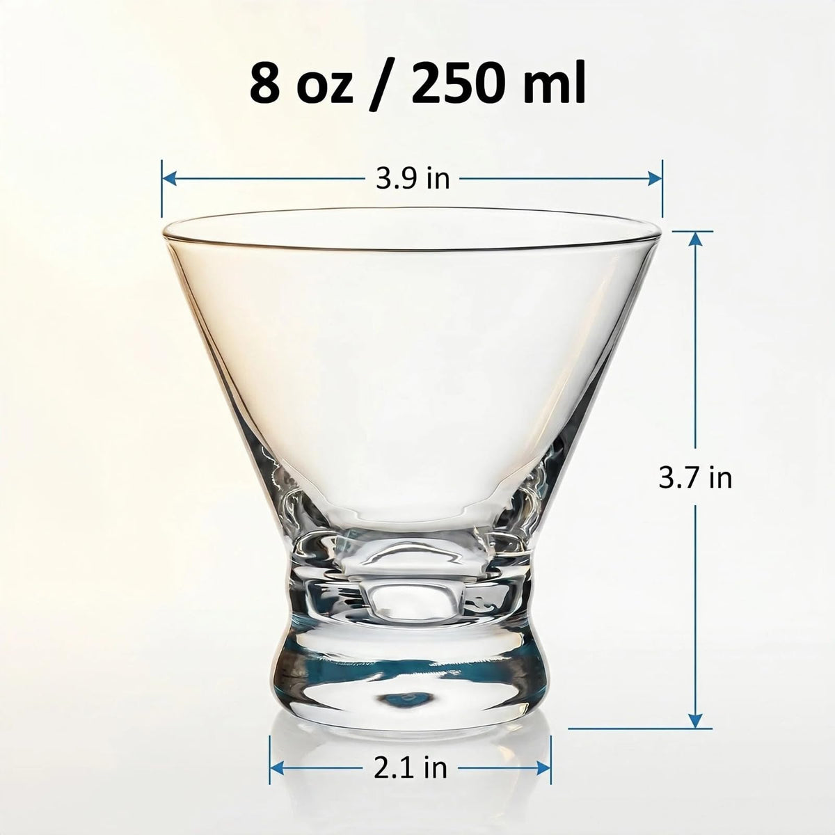 Stemless Martini Glasses Set of 4 H9583