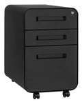 3 Drawer Black Metal File Cabinet with Lock E8316