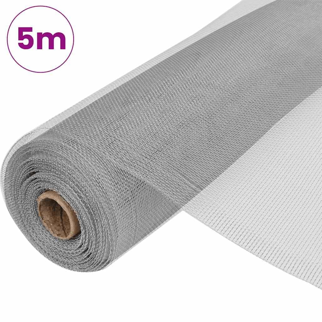 Aluminum Mesh Screen 39.4"x196.9" Silver G772