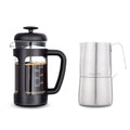 12 oz Stainless Steel French Press and Creamer Set F2908