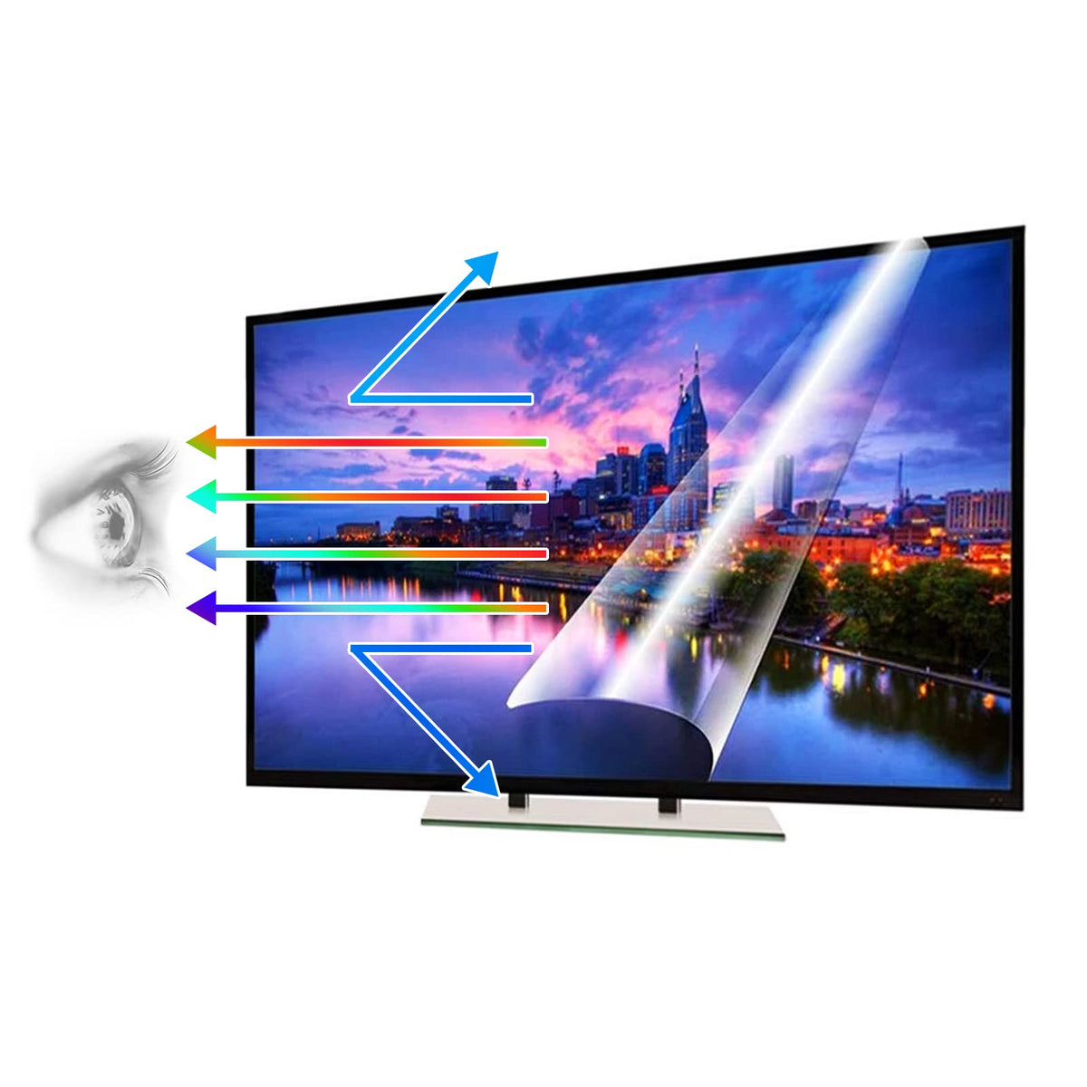 Anti-Glare Screen Protector for 40/42/43 Inch TV I970