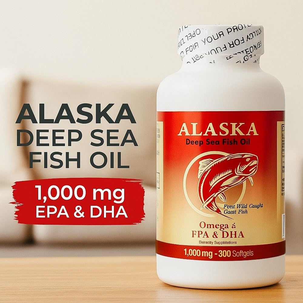 Omega 3 Fish Oil 1000mg 300 Softgels G99452