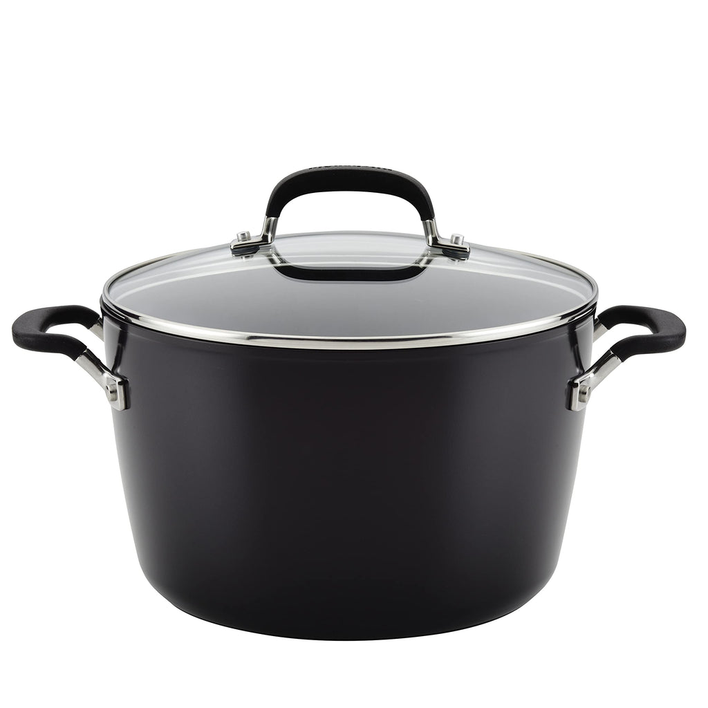 Hard Anodized Nonstick 8-Quart Stock Pot with Lid E263