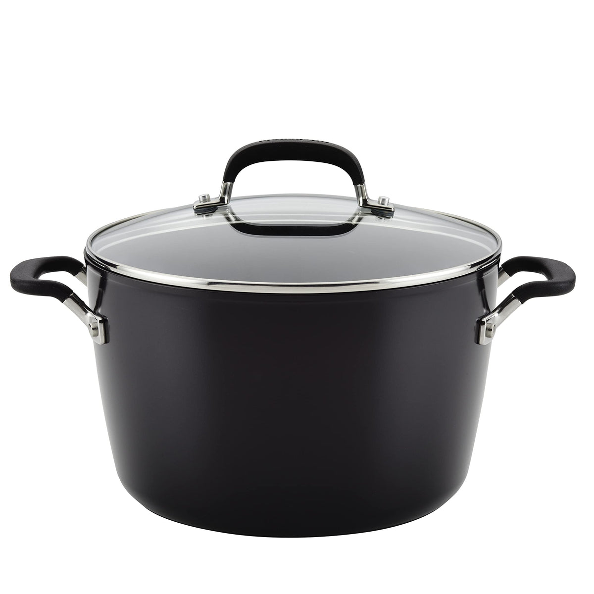 Hard Anodized Nonstick 8-Quart Stock Pot with Lid E263
