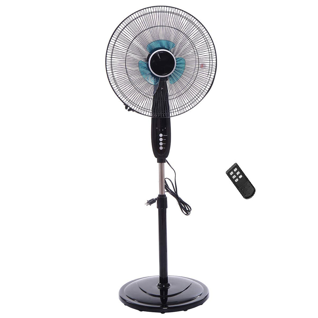 16" Oscillating Pedestal Fan with Remote Control P1490