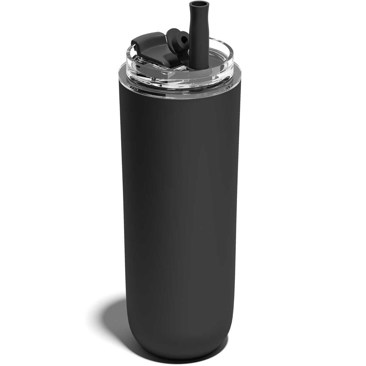 16 oz Insulated Stainless Steel Tumbler with Straw and Lid A14633