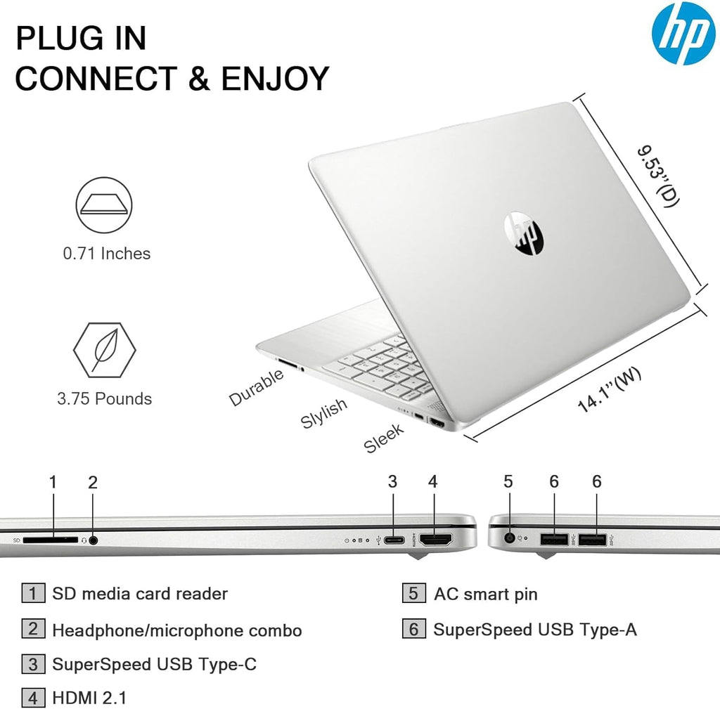 15.6" Touchscreen Laptop 16GB RAM 1.5TB Storage Intel i3 Win 11 Pro L113