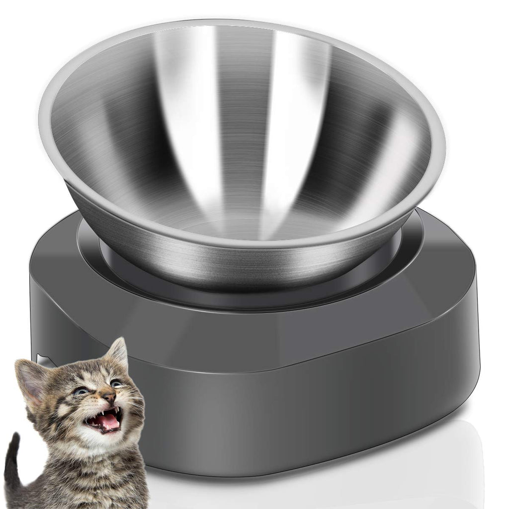 Stainless Steel Raised Cat Food Bowl Y240