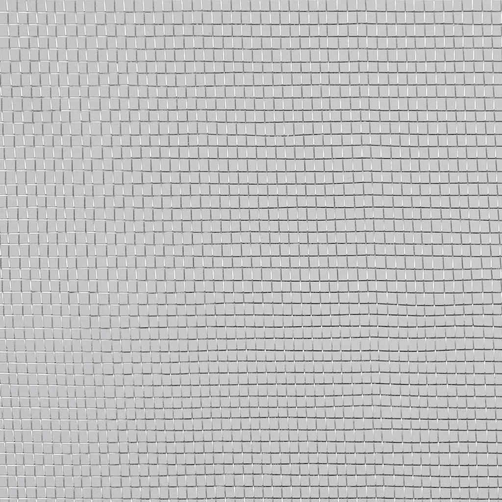 Aluminum Mesh Screen 39.4"x196.9" Silver G772
