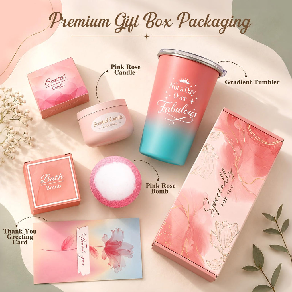 Pink Spa Gift Basket Set W459