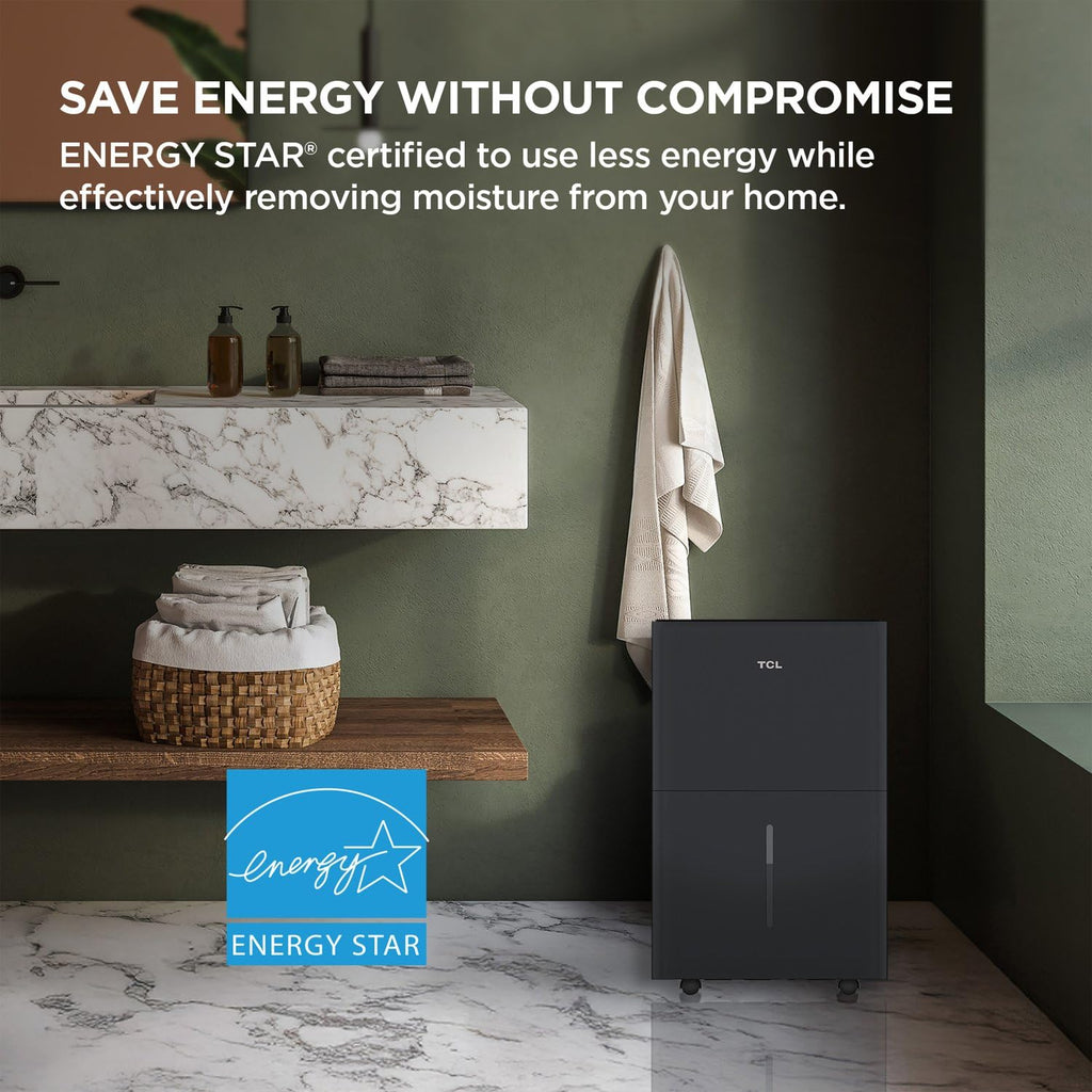 50-Pint Portable Smart Dehumidifier with Pump D373353