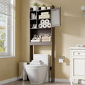 Over The Toilet Storage Cabinet with Adjustable Shelf and Double Doors N691