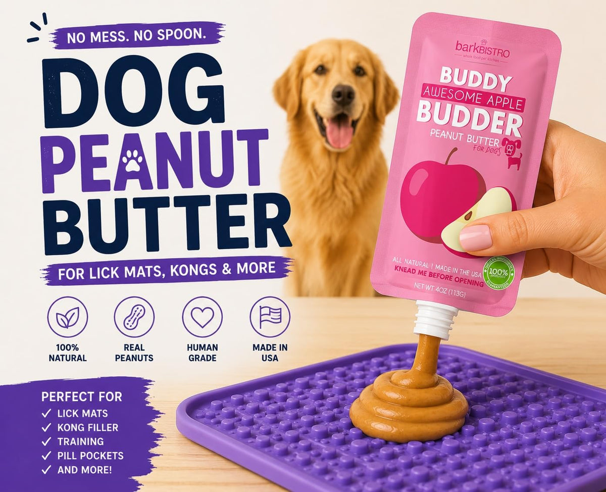 6 Pack 4oz Natural Dog Peanut Butter Squeeze Packs R8617