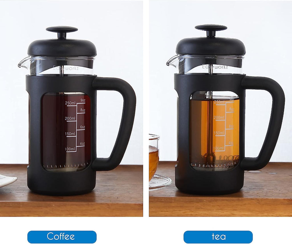 12 oz Stainless Steel French Press and Creamer Set F2908