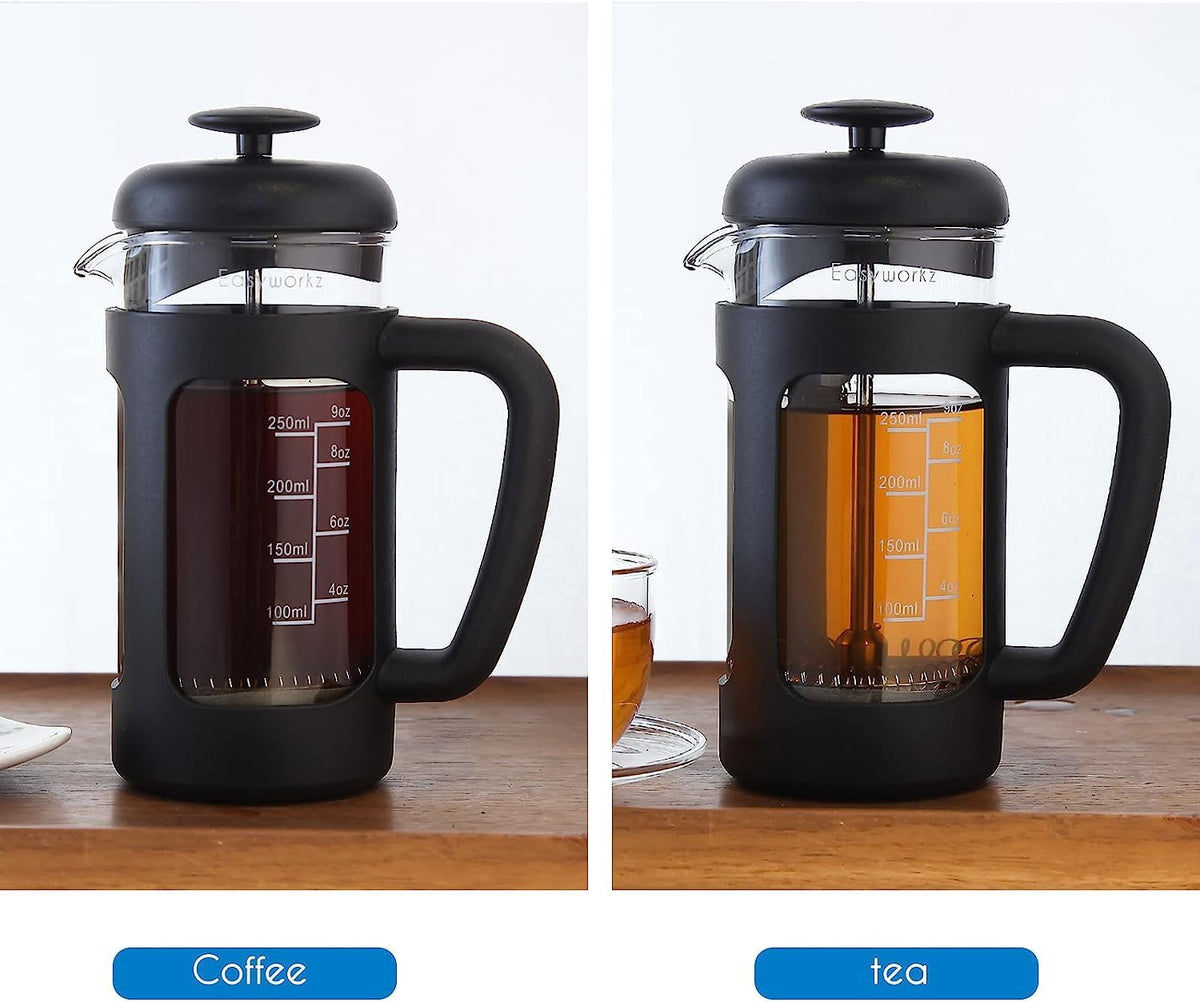 12 oz Stainless Steel French Press and Creamer Set F2908