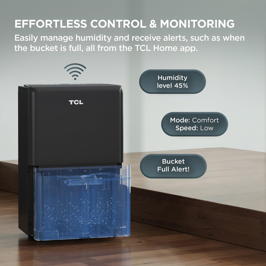 50-Pint Portable Smart Dehumidifier with Pump D373353