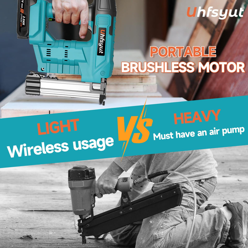 Cordless 21V 2 in 1 Brad Nailer and Staple Gun B219713