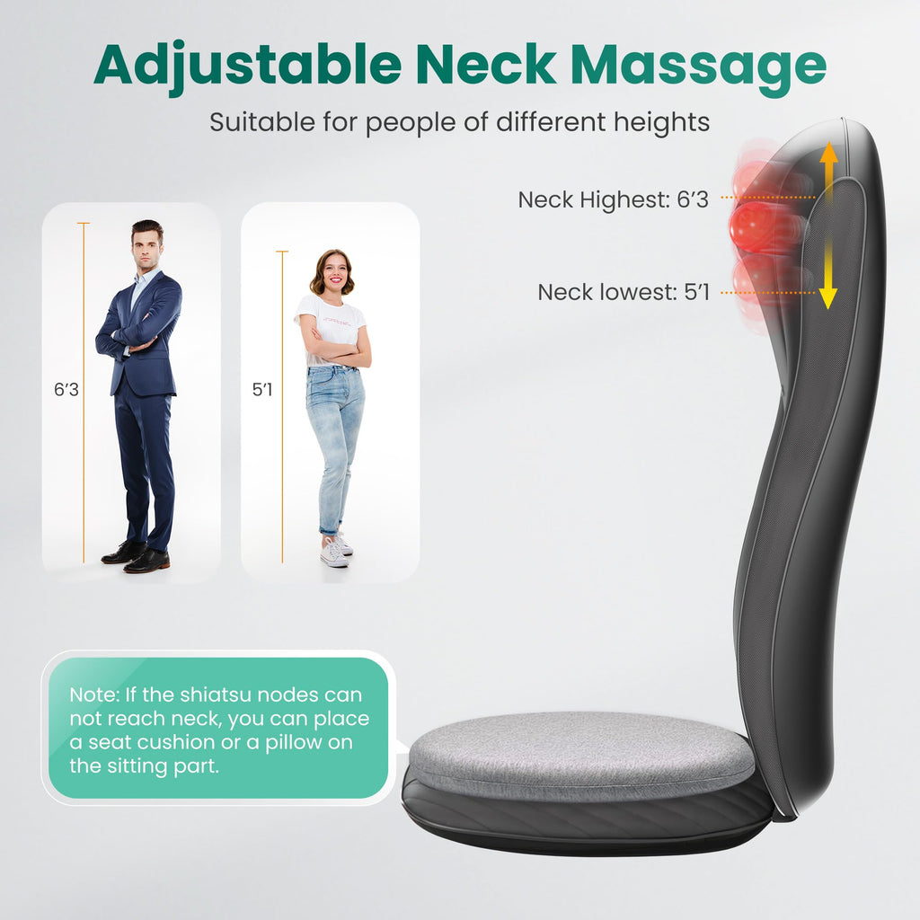 Shiatsu Neck Back Massager with Heat B389364