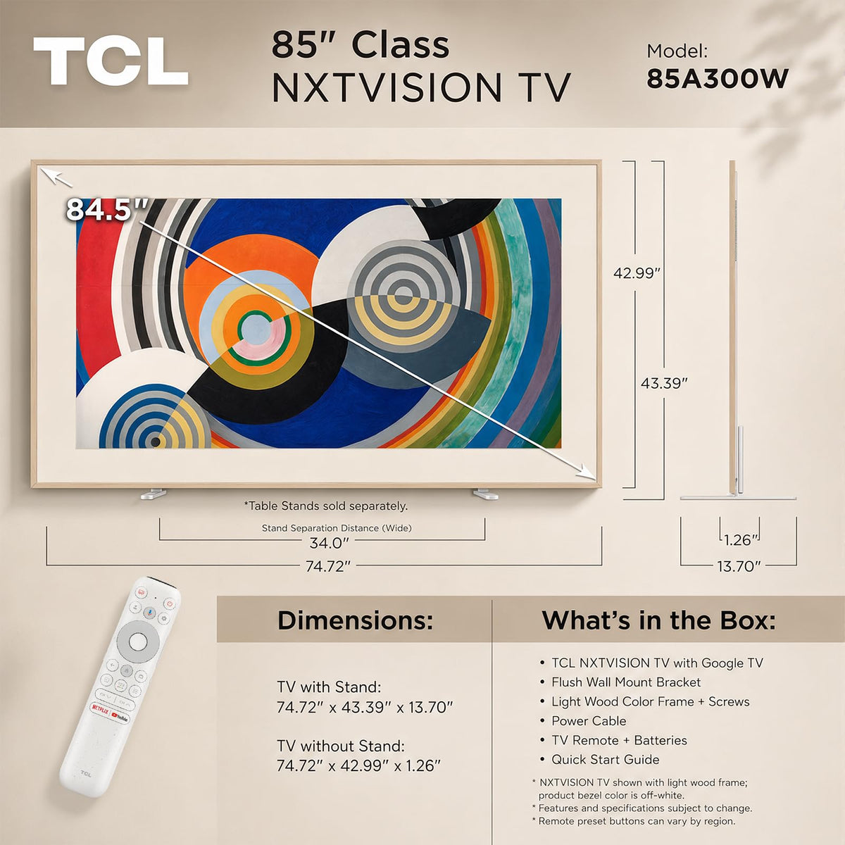 85" QLED 4K Smart TV D6189