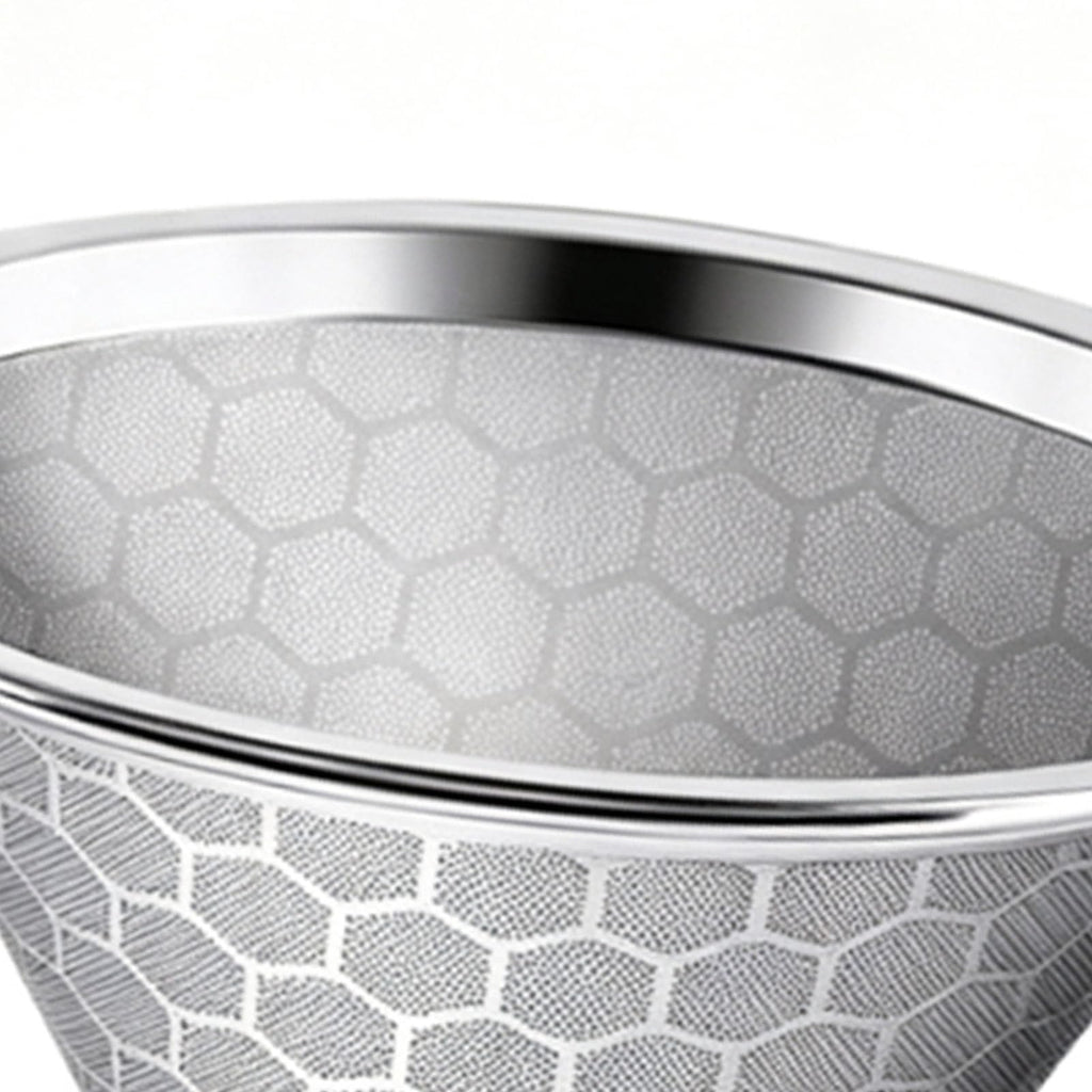 Reusable Stainless Steel Cone Coffee Filter O7595