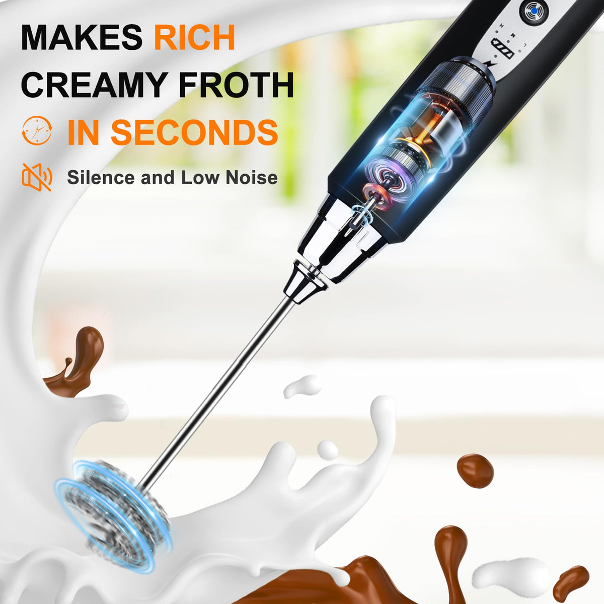 Handheld Milk Frother Wand M9151