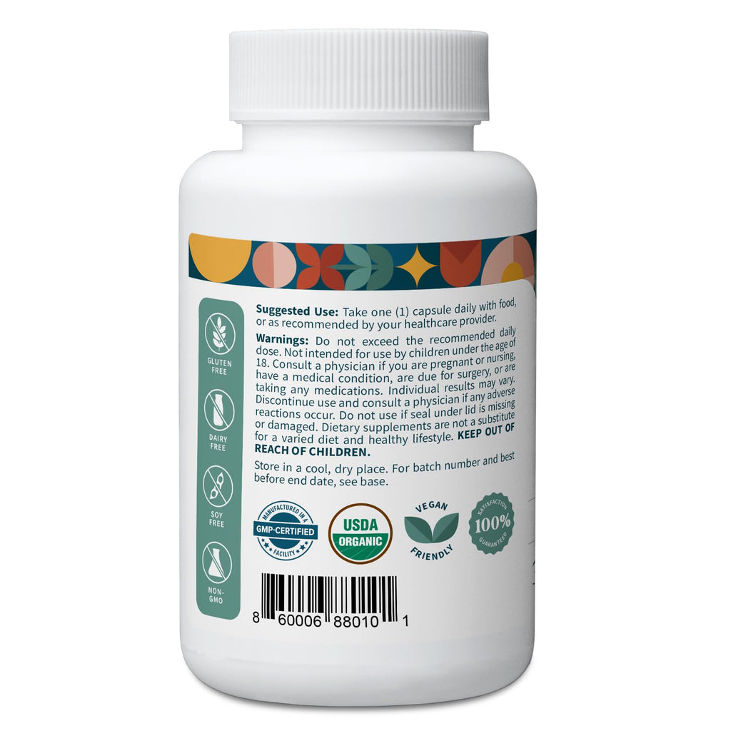 Organic Garlic Supplement 30 Capsules D98256