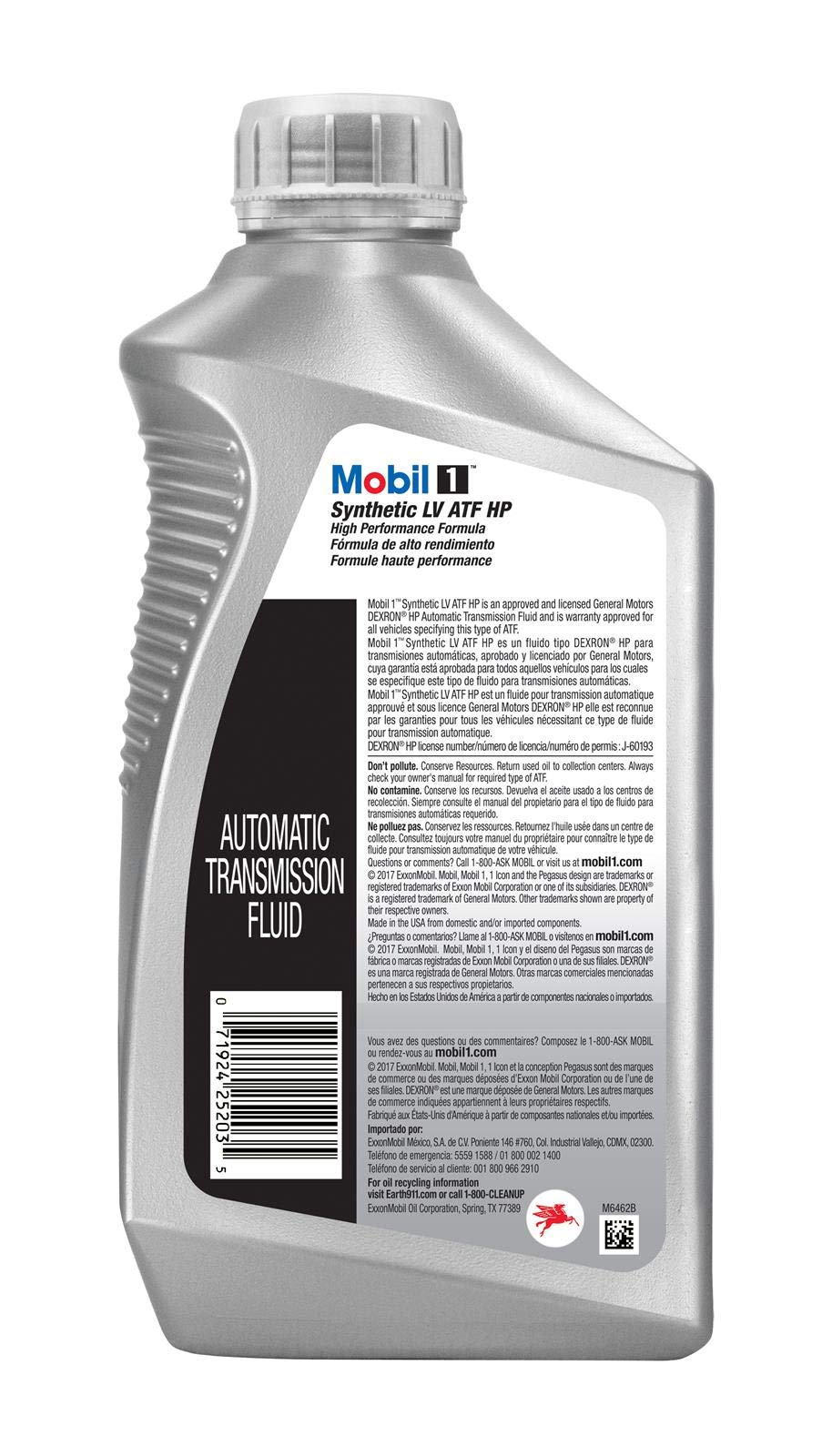 Full Synthetic Automatic Transmission Fluid 1 QT Pack of 6 I45241