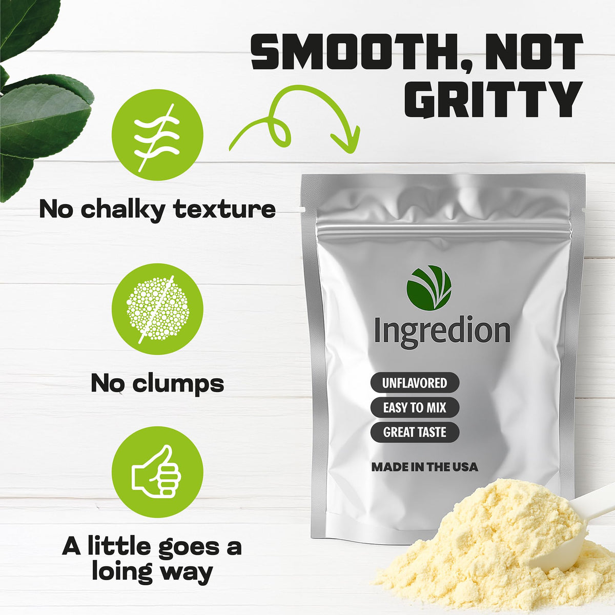 Pea Protein Isolate Non-GMO 8 lb K786549