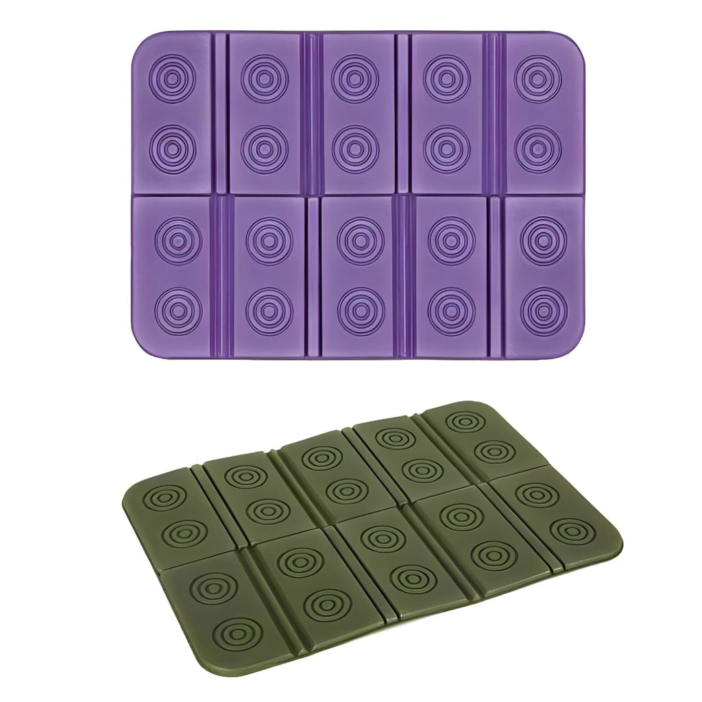 2 Pcs Waterproof Foam Camping Mat and Seat Cushion S5745