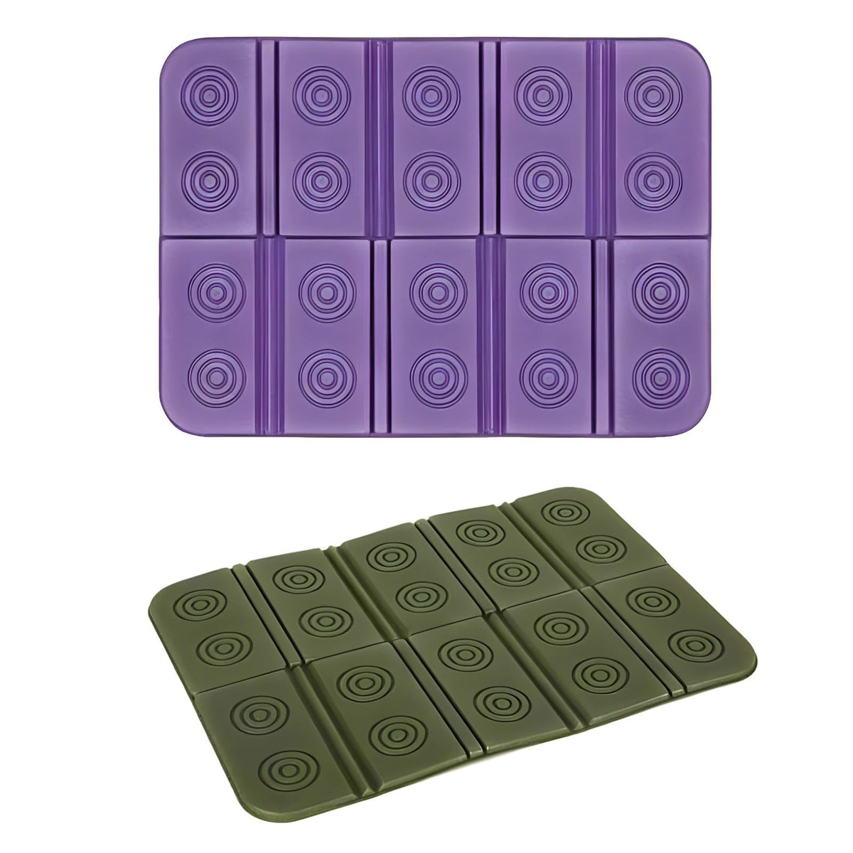 2 Pcs Waterproof Foam Camping Mat and Seat Cushion S5745