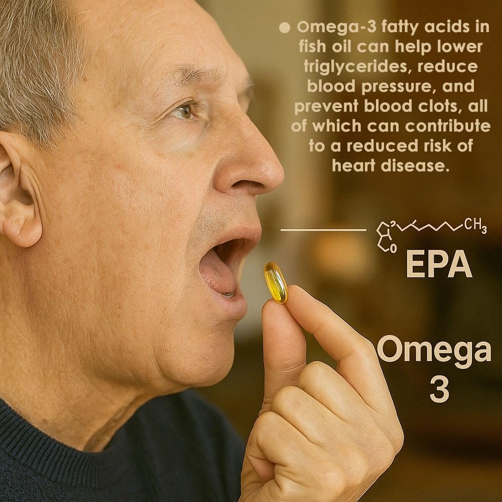 Omega 3 Fish Oil 1000mg 300 Softgels G99452