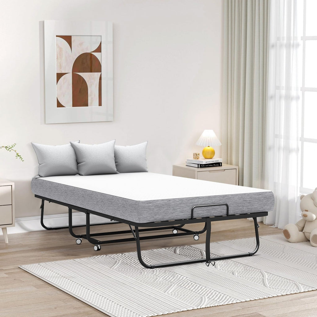 Folding Bed with Mattress X67569