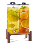 2.2 Gallon Glass Drink Dispenser with Stand L217