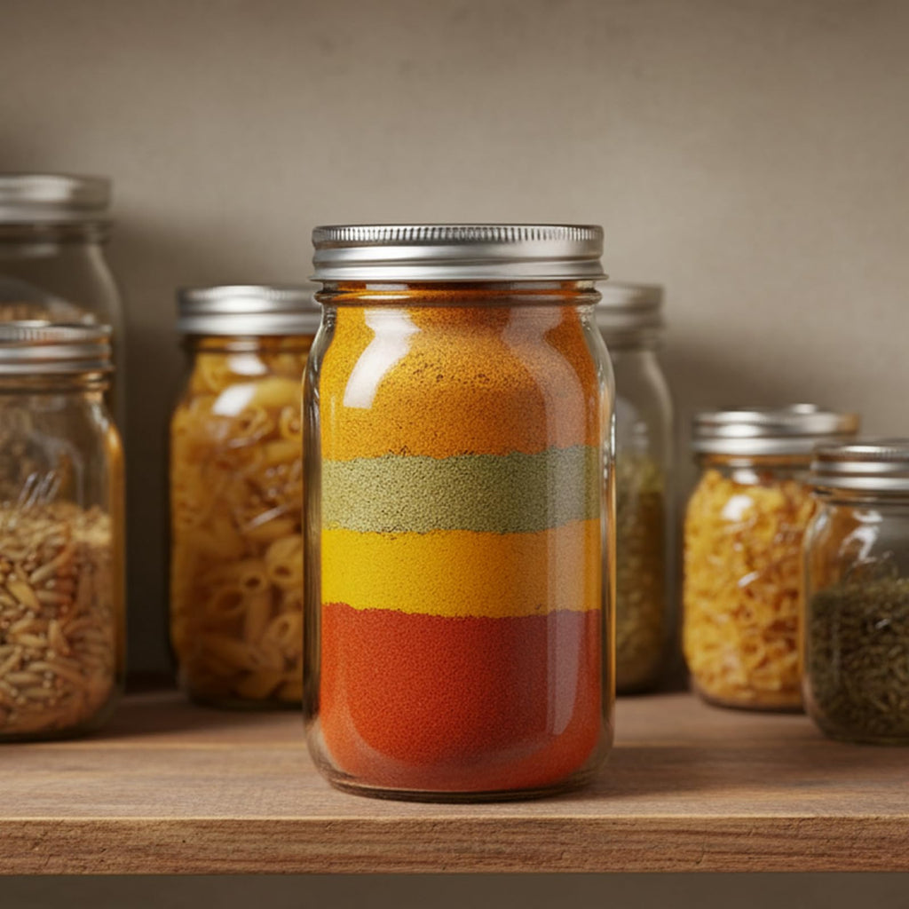 Wide Mouth Mason Jars 32 oz 12Pcs with Airtight Lids O12079