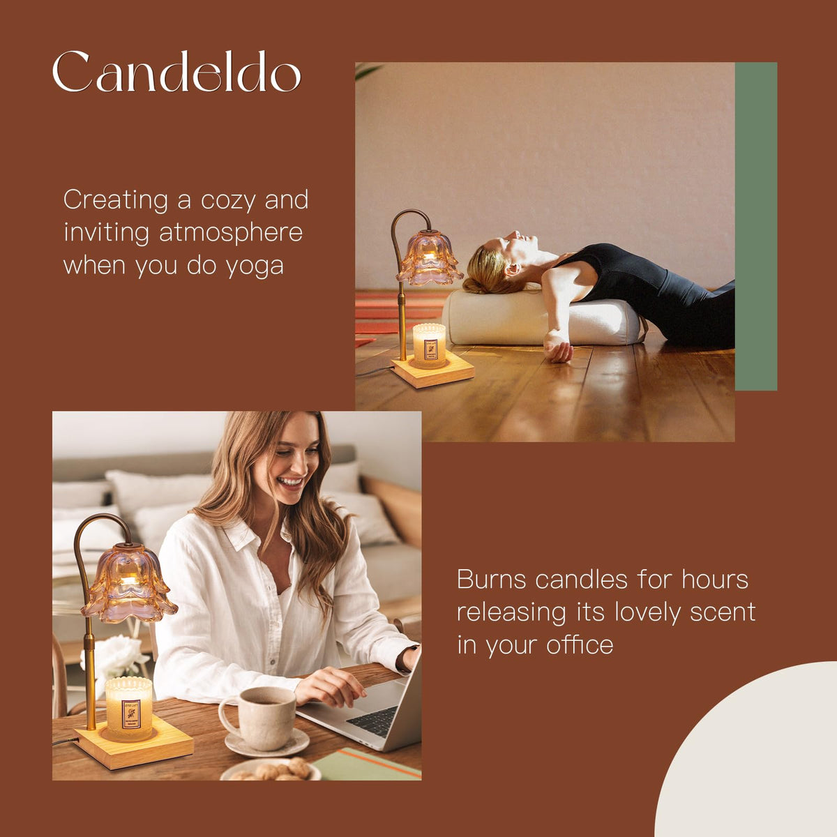 Candle Warmer Lamp with Timer H864384