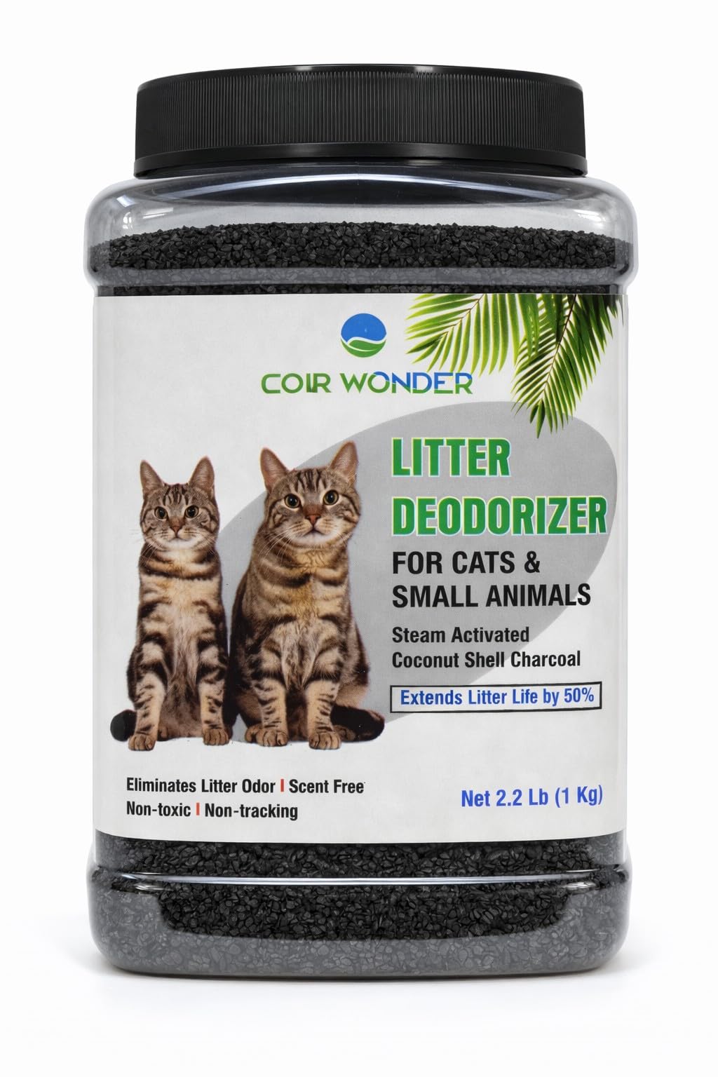 2.2 Lb Activated Charcoal Cat Litter Deodorizer Z2000